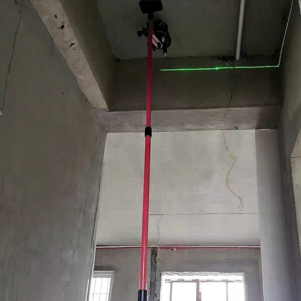 Tyczka teleskopowa statyw rozporowy kolumna do lasera poziomicy 300CM - obrazek 8