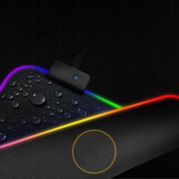 PODKŁADKA POD MYSZKĘ RGB LED GAMINGOWA DUŻA SZEROKA XMASTER XXL - obrazek 4