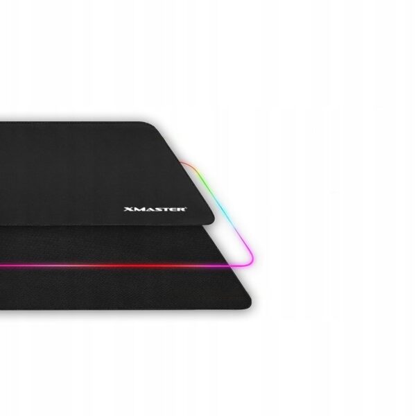 PODKŁADKA POD MYSZKĘ RGB LED GAMINGOWA DUŻA SZEROKA XMASTER XXL - obrazek 3