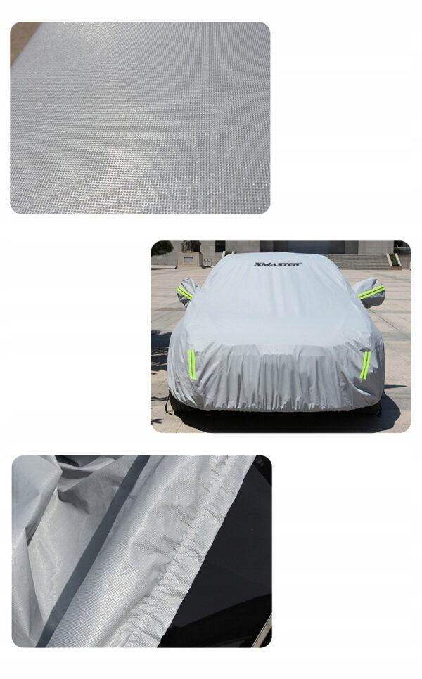 MOCNY DUŻY POKROWIEC WODOODPORNY PEVA PLANDEKA ZIMĘ SAMOCHÓD AUTO XXL SUV - obrazek 6