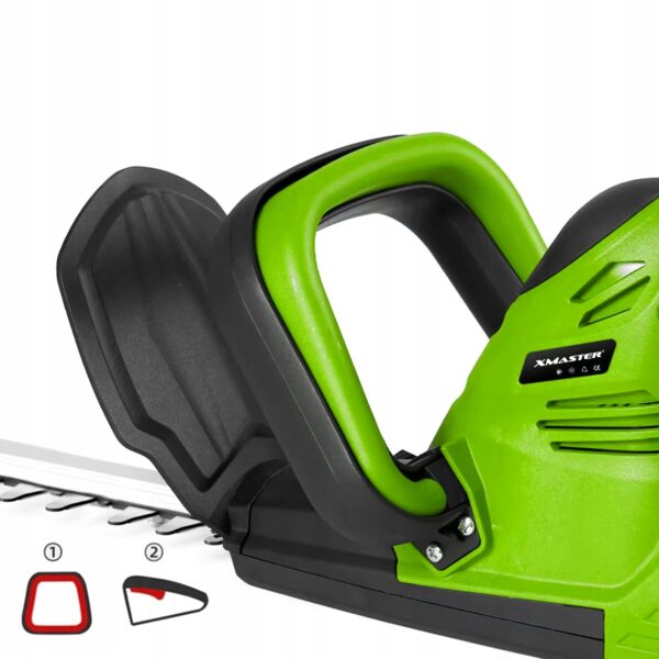 NOŻYCE AKUMULATOROWE DO ŻYWOPŁOTU TRAWY SEKATOR GAŁĘZI ZESTAW 52CM 2xAKU - obrazek 5