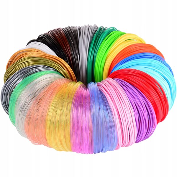 FILAMENT PLA WKŁADY 100M 20*5M DŁUGOPIS 3D PEN - obrazek 2