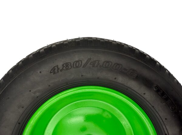 KOŁO KÓŁKO DO TACZKI TACZEK POMPOWANE Z OSIĄ Z DĘTKĄ 4.00-8 400-8 400x8 - obrazek 5