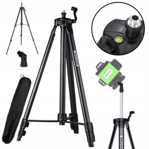 STATYW TRÓJNÓG DO LASERA KRZYŻOWEGO POZIOMICY TRIPOD LIBELLA+ADAPTER 160CM
