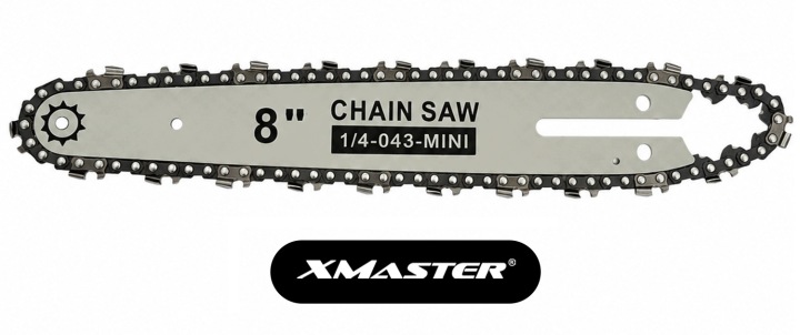 Piła łańcuchowa akumulatorowa XMaster 8", elektryczna pilarka do gałęzi, 2x akumulator - obrazek 4